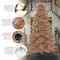 10ft. Pre-Lit Rose Gold Metallic Artificial Christmas Tree, White LED Lights